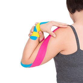 kinesiotaping kinesiotape athletic tape Banu Acan Doctor of Physical Therapy CoreRevCenter CRC Core Revitalizing Center Lakewood Ranch Sarasota Bradenton Manatee Florida